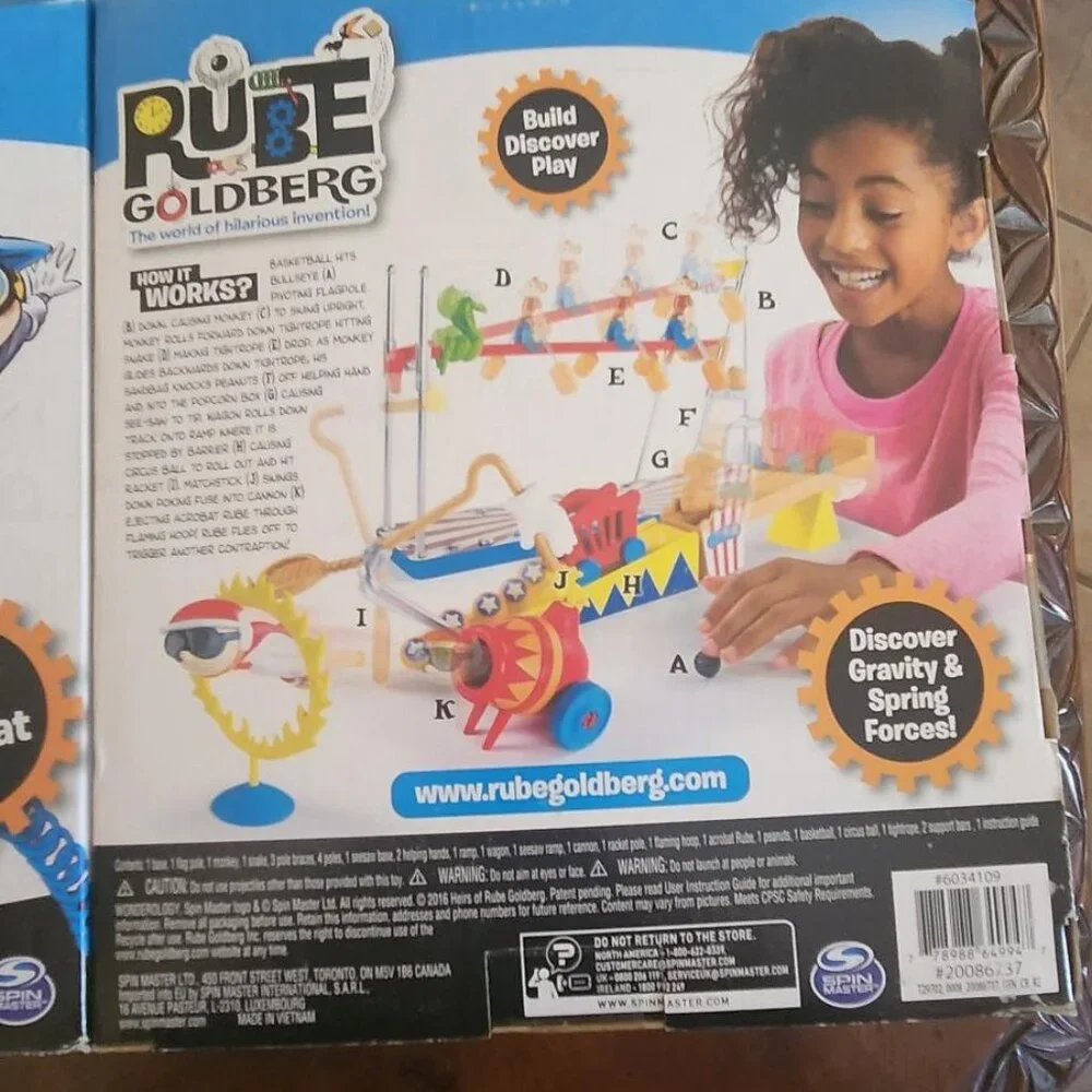 Lot of TWO Rube Goldberg Wonderology STEM Kits 8+ Acrobat Challenge New in Box